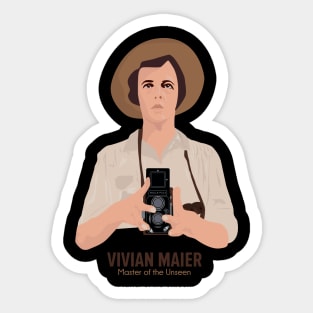 Vivian Maier - Master of the Unseen: Revelations in Monochrome Sticker